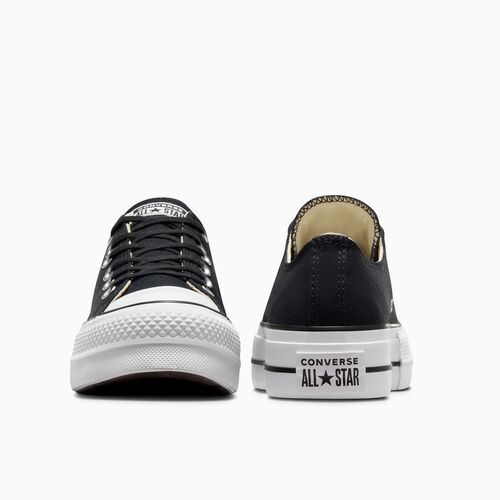 Zapatillas Negras Converse Chuck Taylor All Star Platform Canvas 41.5