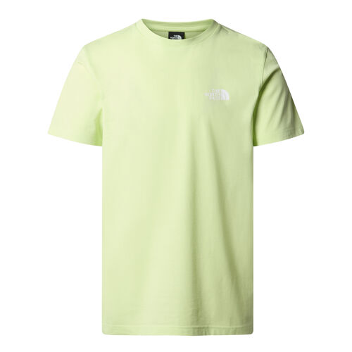 Camiseta Verde The North Face Simple Dome Para Hombre Lime S