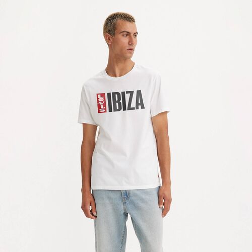 Camiseta Blanca Levis Destino Ibiza S