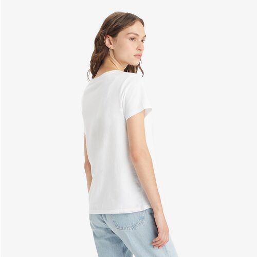 Camiseta Blanca Levis Perfect Tee de Cuello de Pico L