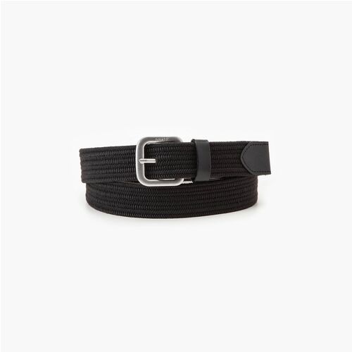 Cinturón Negro Levis Elástico Black 90