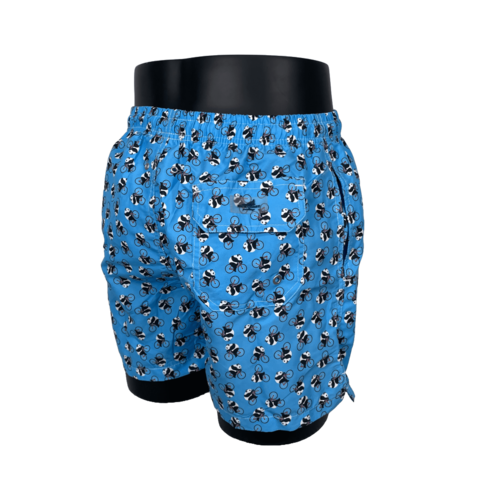 Baador Estampado Panda azul  para Hombre | Blue Coast Yachting - Diseo Exclusivo y Comodidad M