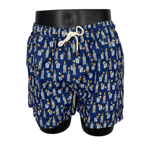 Baador Estampado Vermut Azul  para Hombre | Blue Coast Yachting - Diseo Exclusivo y Comodidad S