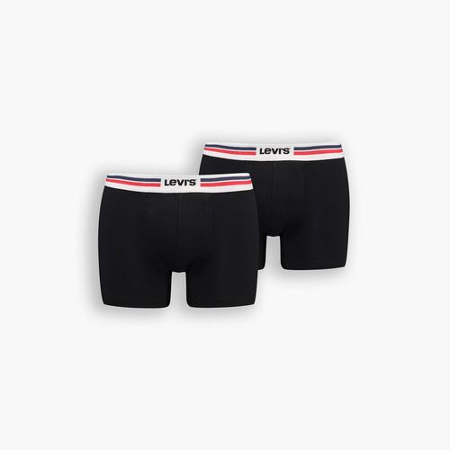 Calzoncillos Bxer Negros Levis con Logotipo Pack de 2 S