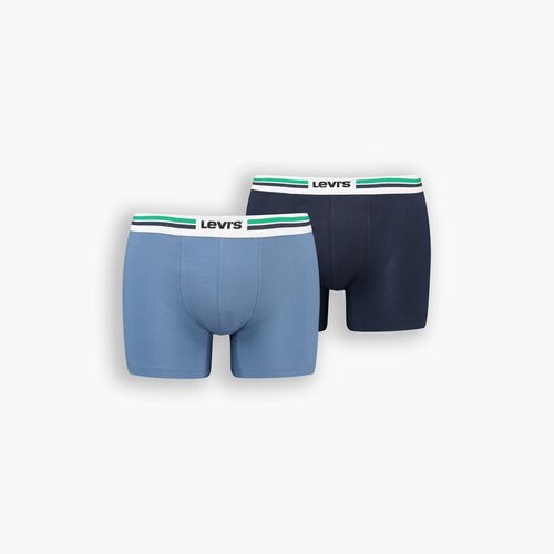 Pack 2 Calzoncillos Boxer Levis con Logotipo Blue-Azul  S