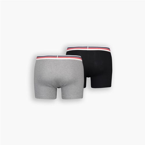 Pack 2 Calzoncillos Boxer Levis con Logotipo Negro-Girs S