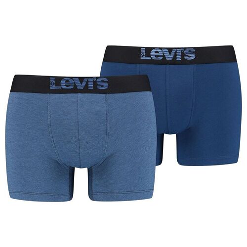 Pack 2 Boxers Azules Levis Slip Algodn Optical Illusion Organic S