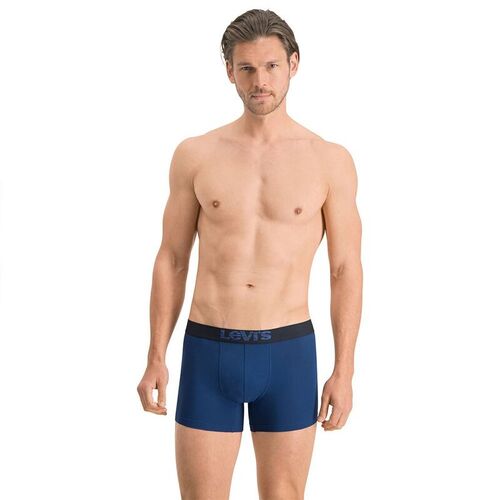 Pack 2 Boxers Azules Levis Slip Algodn Optical Illusion Organic S