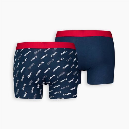 Pack 2 Calzoncillos Boxer Azul Levis Logo L