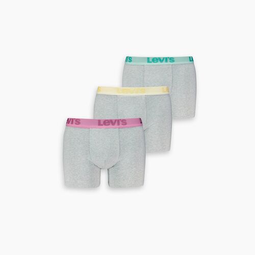 Pack 3 Calzoncillos Grises Boxer Levis Premium L