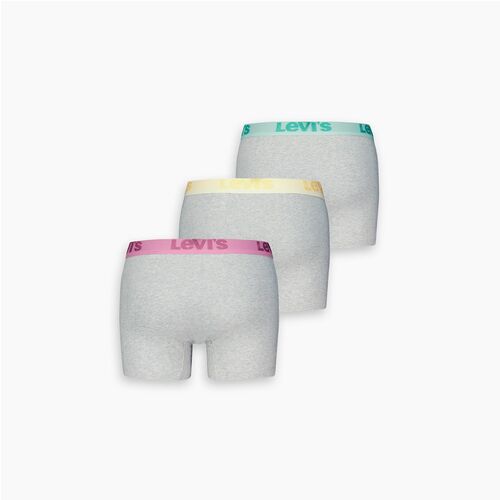 Pack 3 Calzoncillos Grises Boxer Levis Premium L