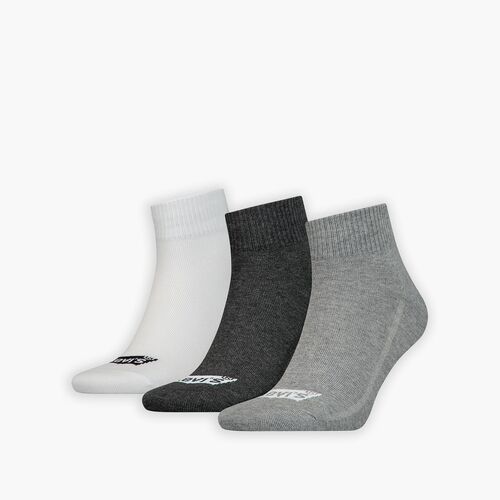 Pack 3 Calcetines Levis Altura Media Combo Gris 43/46