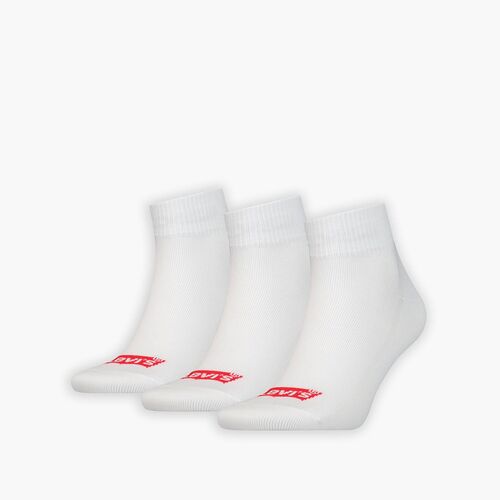 Pack 3 Calcetines Blancos Levis Altura Media  43/46