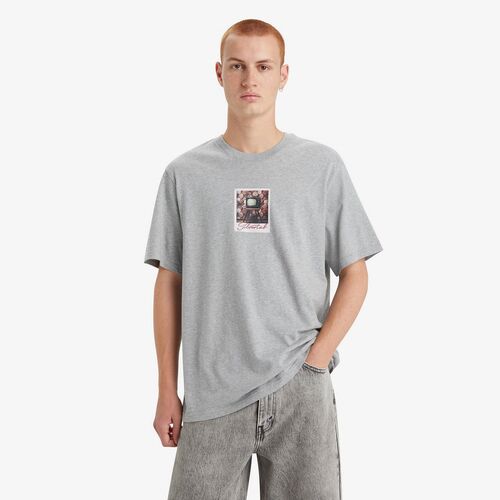 Camiseta Gris Levis Polaroid Heather Grey M