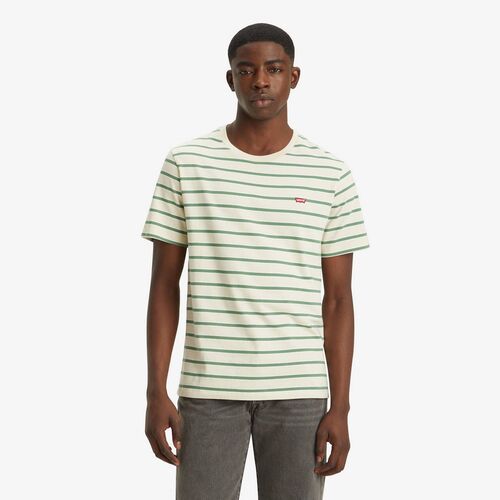 Camiseta Verde de Rayas Levis Avery Stripe Fog S