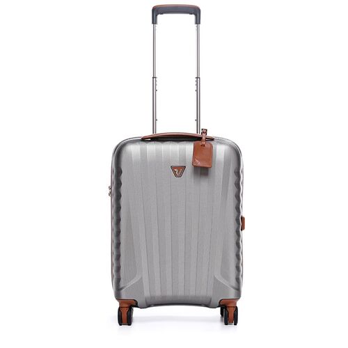 Maleta de Cabina Gris Roncato E-Lite Cognac-Titanuo 55CM