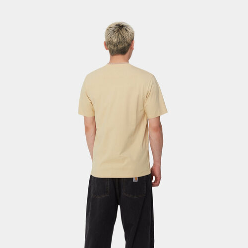 Camiseta Carhartt Beige Pocket T-Shirt Cornsilk XS