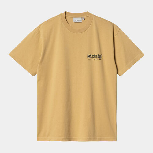 Camiseta Marrón Carhartt Stamp T-Shirt Bourbon S