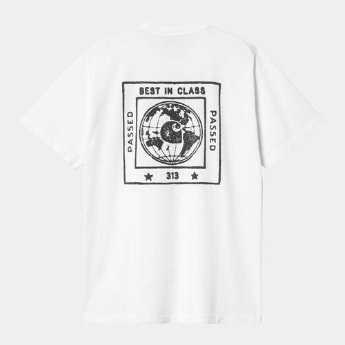 Camiseta Blanca Carhartt Stamp T-Shirt White XS