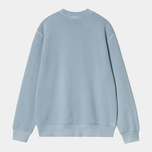 Sudadera Azul Carhartt Duster Script Sweat Misty Sky XS