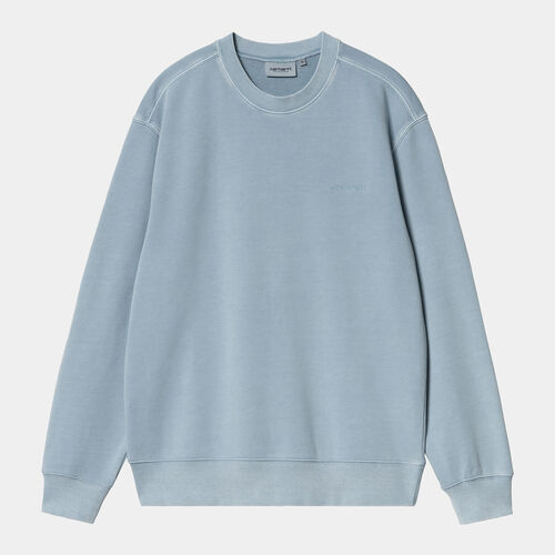 Sudadera Azul Carhartt Duster Script Sweat Misty Sky XS