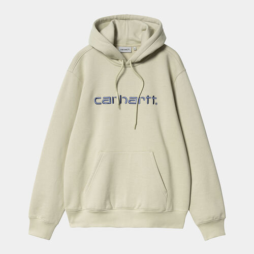 Sudadera Verde Carhartt con capucha Hooded Sweat Grey Beryl S