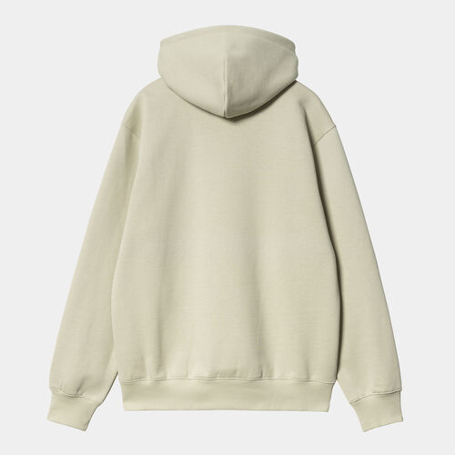 Sudadera Verde Carhartt con capucha Hooded Sweat Grey Beryl S