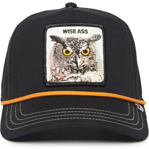 Gorra Negra Búho Goorin Bros Wise Owl 100 