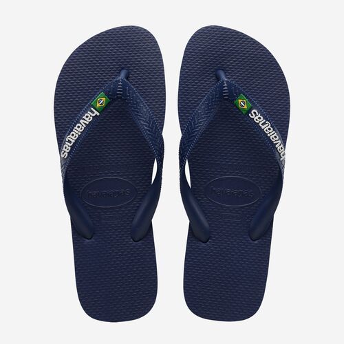 Chanclas Azules Havaianas Brasil Logo Navy Blue 41/42