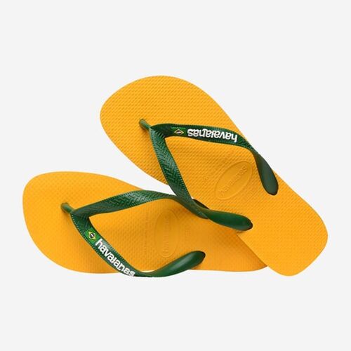 Chanclas Amarillas Havaianas Brasil Logo Pop Yellow 41/42