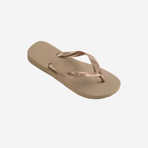 Chanclas Doradas Havaianas Top Tiras Rose Gold 37/38