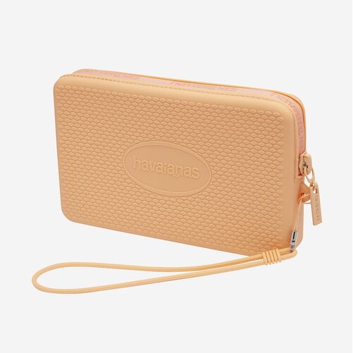 Mini Bolso Coral Havaianas Logo Peach 