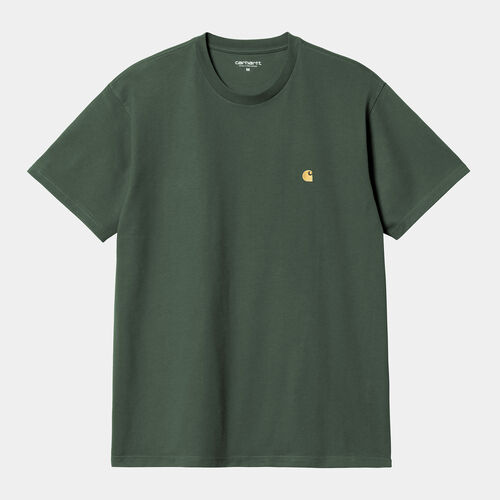 Camiseta Verde Carhartt Chase T-Shirt Sycamore Tree S