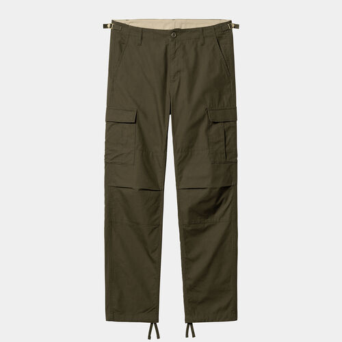 Pantalón Verde Carhartt Aviation Pant Cypress Rinsed W30 L30