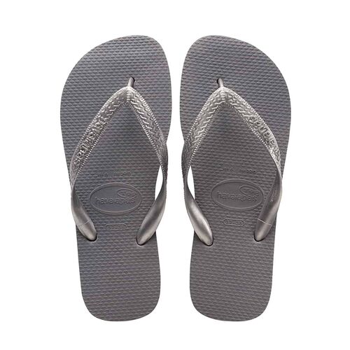 Chanclas Grises Havaianas Top Tiras Steel Grey 37/38