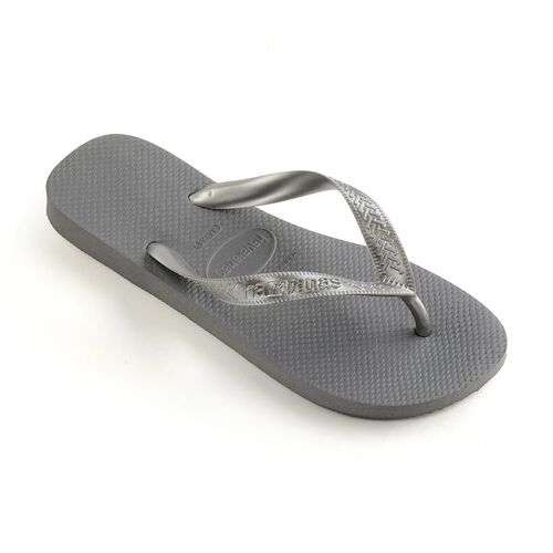 Chanclas Grises Havaianas Top Tiras Steel Grey 37/38