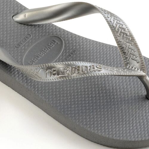 Chanclas Grises Havaianas Top Tiras Steel Grey 37/38