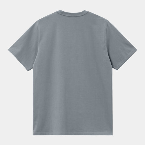 Camiseta Gris Carhartt Script T-Shirt Dove Grey - Wax M