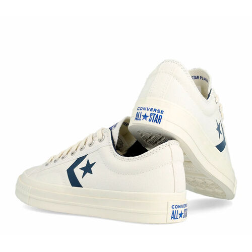 Zapatillas Blancas - Azules Converse Star Player 76 OX 40