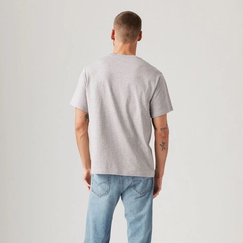 Camiseta Gris Levis Relaxed Fit Graphic Circle S