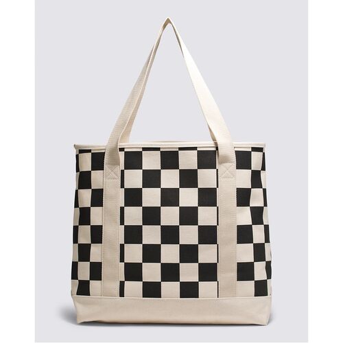 Bolso de Cuadros Negros Vans Pergs Tote Bag 