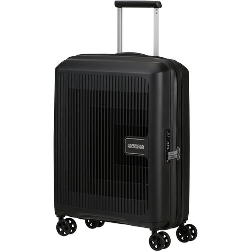 Maleta Negra American Tourister de Cabina AeroStep 55 cm