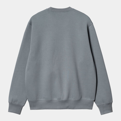 Sudadera Gris Carhartt sin capucha Sweat Dove Grey XS