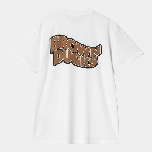 Camiseta Blanca Carhartt Brown Ducks T-Shirt White M