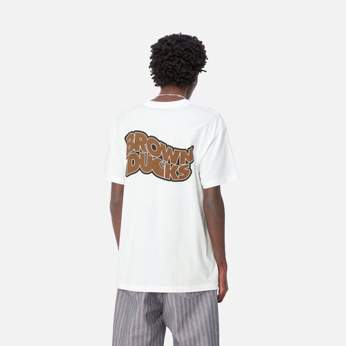 Camiseta Blanca Carhartt Brown Ducks T-Shirt White M