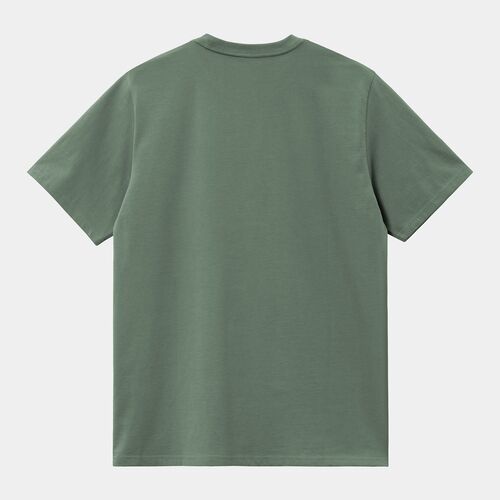 Camiseta Carhartt Verde con bolsillo S/S Pocket T-Shirt Duck Green M