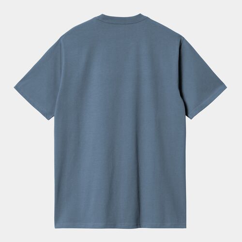 Camiseta Carhartt Azul con bolsillo S/S Pocket T-Shirt Positano M