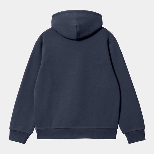 Sudadera Azul Carhartt con capucha Hooded Sweat Air Force Blue - Malbec XS