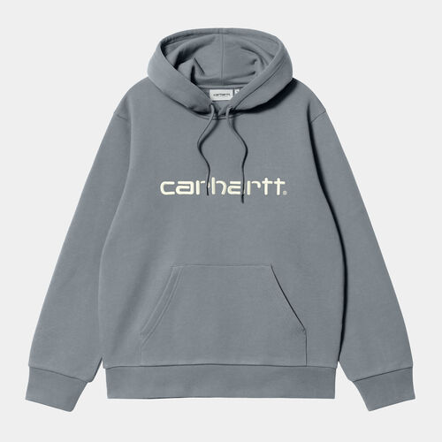 Sudadera Gris Carhartt con capucha Hooded Sweat Dove Grey XS