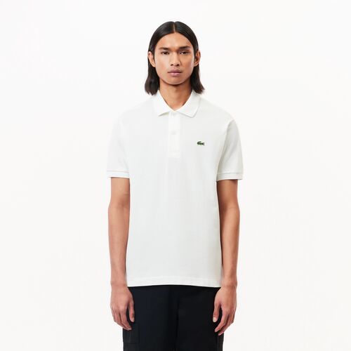 Polo Blanco Lacoste L12.12 con Logo Pequeño M